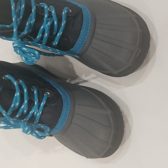 Gymboree Boys Duck Navy Blue Boots - Picture 4 of 6